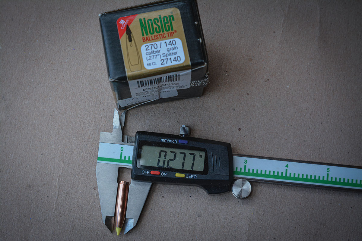 The 270 Winchester utilizes .277-inch bullets, which is a unique caliber.